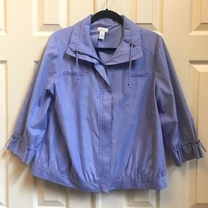 Chico’s zipper front collared jacket